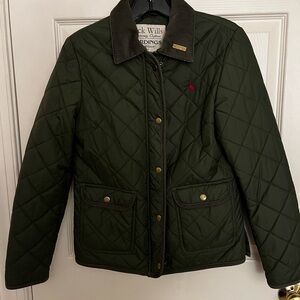 Jack Wills Green Quilted Jacket
